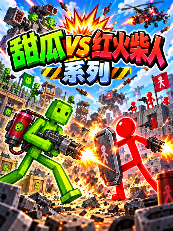 《甜瓜vs红火柴人系列》完整版免费在线观看