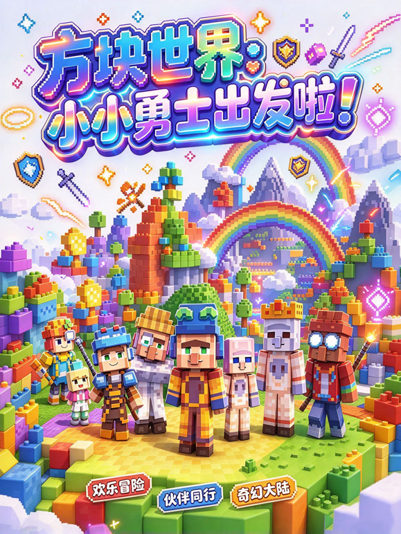 《方块世界小小勇士出发啦》完整版免费在线观看