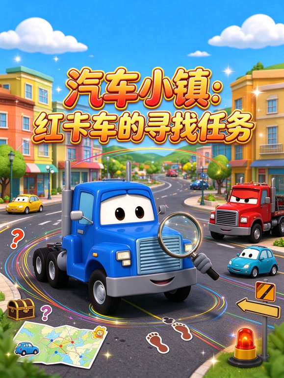 《汽车小镇红卡车的寻找任务》完整版免费在线观看